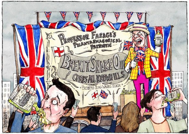 Cartoon Brexit Farage