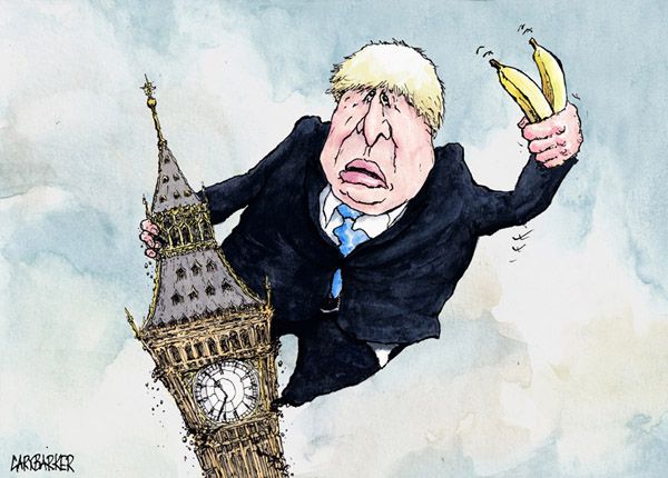 Boris Johnson cartoon - Political Cartoonist Gary Barker ...