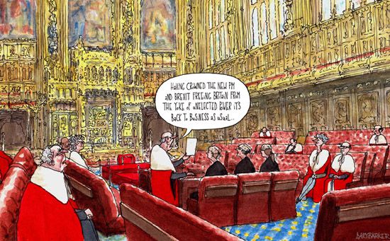 EU Brexit house of lords cartoon