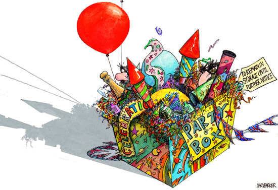 Box of Party Tricks illustration