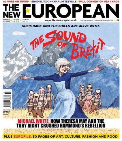 Theresa May cartoon Brexit European